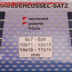 BGS Doppel-Maulschlüssel-Satz | SW 6x7 - 17x19 Mm | 6-tlg. – 1179 -Angebote Kraft Zuhause Store 1179533bfa574e206
