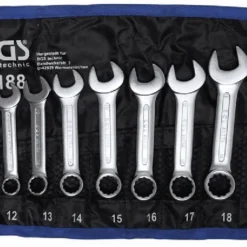 BGS Maul-Ringschlüssel-Satz | Extra Kurz | SW 10 - 19 Mm | 10-tlg. – 1188