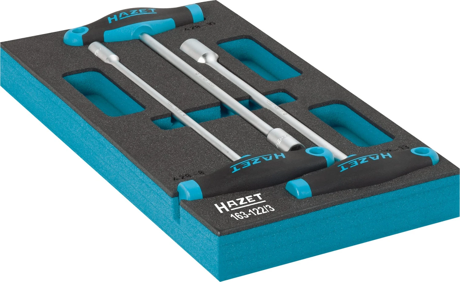 HAZET Steckschlüssel-Satz Mit T-Griff Außen-Sechskant Profil 3-teilig 163-122/3 3 HAZET Steckschlüssel-Satz Mit T-Griff Außen-Sechskant Profil 3-teilig 163-122/3 – Bild 3
