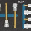 HAZET Schraubendreher-Steckschlüssel Satz 10mm 3/8 Zoll Innen Vielzahn XZN 7-teilig 163-460/7