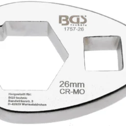 BGS Hahnenfußschlüssel | 12,5 Mm (1/2") | SW 26 Mm – 1757-26