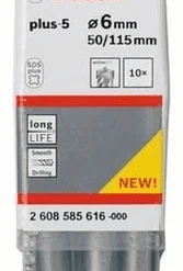 Bosch Hammerbohrer SDS-plus-5 6 X 50 X 115 Mm 10er-Pack 2608585616 14 Bosch Hammerbohrer SDS-plus-5 6 X 50 X 115 Mm 10er-Pack 2608585616 -Angebote Kraft Zuhause Store 2608585616 min