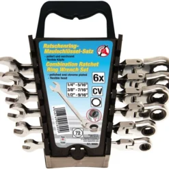 BGS DIY Ratschenring-Maulschlüssel-Satz | Flexible Köpfe | Zollmaße | SW 1/4" - 9/16" | 6-tlg. – 30005 -Angebote Kraft Zuhause Store 30005582082a9363e1