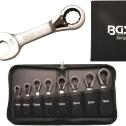 BGS Ratschenring-Maulschlüssel-Satz | Umschaltbar | SW 8 - 19 Mm | 8-tlg. – 30720 -Angebote Kraft Zuhause Store 30720533bea128b4ba