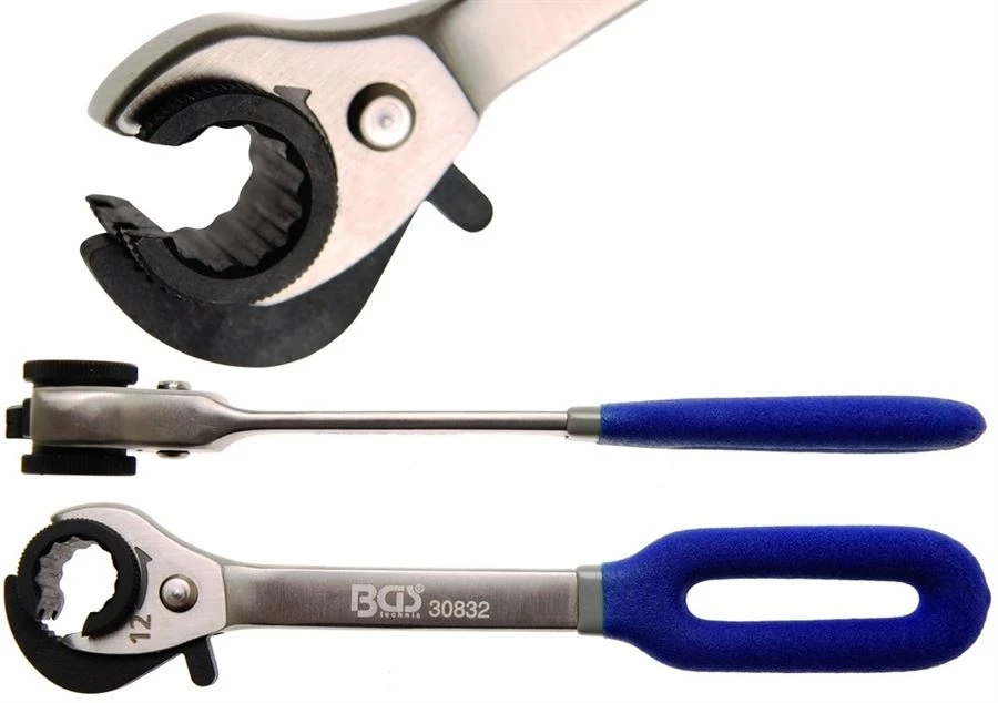 BGS Ratschen-Ringschlüssel, Offen | SW 12 Mm – 30832 2 BGS Ratschen-Ringschlüssel, Offen | SW 12 Mm – 30832 – Bild 2