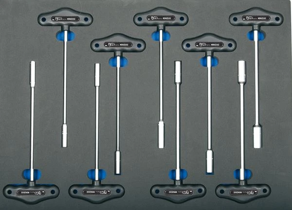 BGS Werkstattwageneinlage 3/3: T-Griff-Steckschlüssel-Satz | 9-tlg. – 4013 5 BGS Werkstattwageneinlage 3/3: T-Griff-Steckschlüssel-Satz | 9-tlg. – 4013 – Bild 5