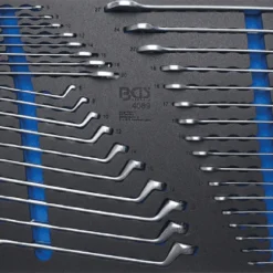 BGS 4089 Werkstattwageneinlage 3/3: Maulschlüssel / Ringschlüssel 35-teilig