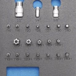 BGS Werkstattwageneinlage 1/3: Bit- Und Bit-Einsatz-Sortiment | 27-tlg. – 4097