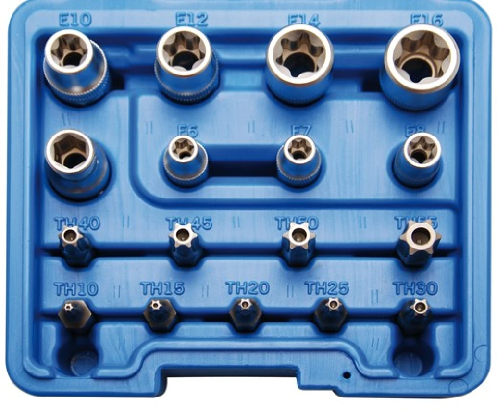 BGS Bit- Und Steckschlüssel-Satz | E-Profil / T-Profil (für Torx) | 17-tlg. – 5023 1 BGS Bit- Und Steckschlüssel-Satz | E-Profil / T-Profil (für Torx) | 17-tlg. – 5023