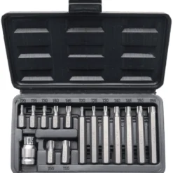 BGS DIY Bit-Satz | Antrieb AuĂensechskant 10 Mm (3/8") | T-Profil (fĂŒr Torx) | 15-tlg. â 5040