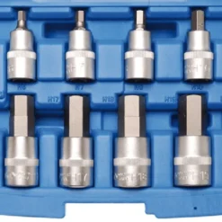 BGS Bit-Einsatz-Satz | 12,5 Mm (1/2") | Innensechskant 5 - 22 Mm | 12-tlg. – 5052