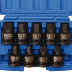 BGS Kraft-Bit-Einsatz-Satz | 20 Mm (3/4") | Innensechskant, Innenvielzahn (für XZN) | 9-tlg. – 5054 -Angebote Kraft Zuhause Store 5054533bd9c7b4d39
