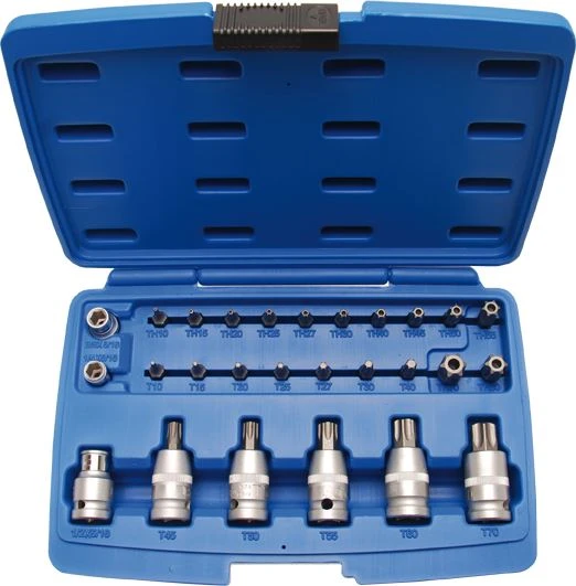 BGS Bit- Und Bit-Einsatz-Satz | 12,5 Mm (1/2") | T-Profil (für Torx) | 27-tlg. – 5101 2 BGS Bit- Und Bit-Einsatz-Satz | 12,5 Mm (1/2") | T-Profil (für Torx) | 27-tlg. – 5101 – Bild 2