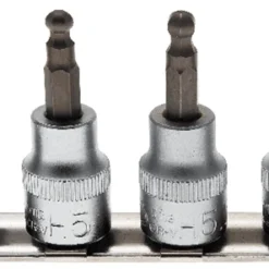 BGS Bit-Einsatz-Satz | 10 Mm (3/8") | Innensechskant Mit Kugelkopf 3 - 8 Mm | 6-tlg. – 5109