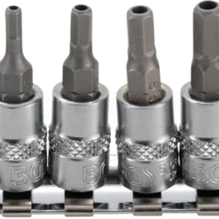 BGS Bit-Einsatz-Satz | Antrieb Innenvierkant 6,3 Mm (1/4") | Innensechskant Mit Bohrung 2 - 7 Mm | 8-tlg. – 5156