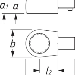HAZET Einsteckringschlüssel 24mm 14x18 Mm Doppel Sechskant Tractionsprofil 6630D-24 -Angebote Kraft Zuhause Store 6630c 6630d 23skizzejiIryVh6u0c8O