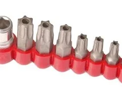 BGS Bit-Satz | Antrieb Außensechskant 6,3 Mm (1/4") / 10 Mm (3/8") | T-Profil (für Torx) Mit Bohrung | 11-tlg. – 786 -Angebote Kraft Zuhause Store 786533bfa53c423a