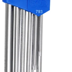 BGS Winkelschlüssel-Satz | Extra Lang | T-Profil (für Torx) T10 - T50 | 9-tlg. – 793