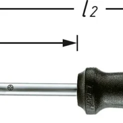 HAZET Schraubendreher Trinamic Kreuzschlitz Profil PH 210mm 803-PH2
