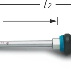 HAZET Schraubendreher Trinamic- Pozidriv Profil PZ - 210 Mm 803-PZ2