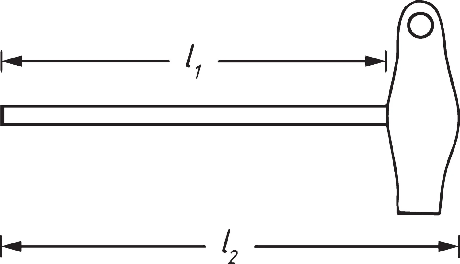 HAZET Schraubendreher Mit T-Griff- Innen TORX® Profil - 126 Mm 828-T20 3 HAZET Schraubendreher Mit T-Griff- Innen TORX® Profil - 126 Mm 828-T20 – Bild 3