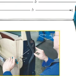 HAZET Schraubendreher Mit T-Griff Innen TORX® Profil 316mm 828LG-T30