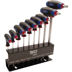 BGS T-Griff-Schlüssel-Satz | T-Profil (für Torx) T10 - T50 | 9-tlg. – 8485