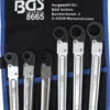 BGS Leitungs-Ratschenschlüssel-Satz | 6-tlg. – 8665