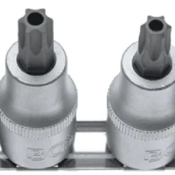 BGS Bit-Einsatz-Satz | 12,5 Mm (1/2") | T-Profil (für Torx) Mit Bohrung T40 - T55 | 4-tlg. – 8885
