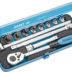 HAZET Schraubendreher-Steckschlüssel Satz 12,5mm 1/2 Zoll Innen-Sechskant 12-teilig 985