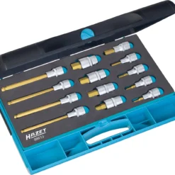 HAZET Schraubendreher-Steckschlüssel Satz 12,5mm 1/2 Zoll Innen-Sechskant 13-teilig 986/13