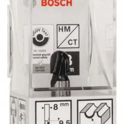 Bosch Hohlkehlfräser 8 Mm R1 4 Mm D 8 Mm L 9,2 Mm G 40 Mm 2608628367