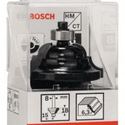 Bosch Profilfräser D 8 Mm R1 6,3 Mm B 15 Mm L 18 Mm G 60 Mm 2608628397