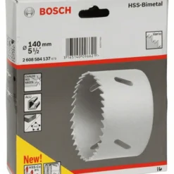 Bosch Lochsäge HSS-Bimetall Für Standardadapter 140 Mm 5 1/2 2608584137