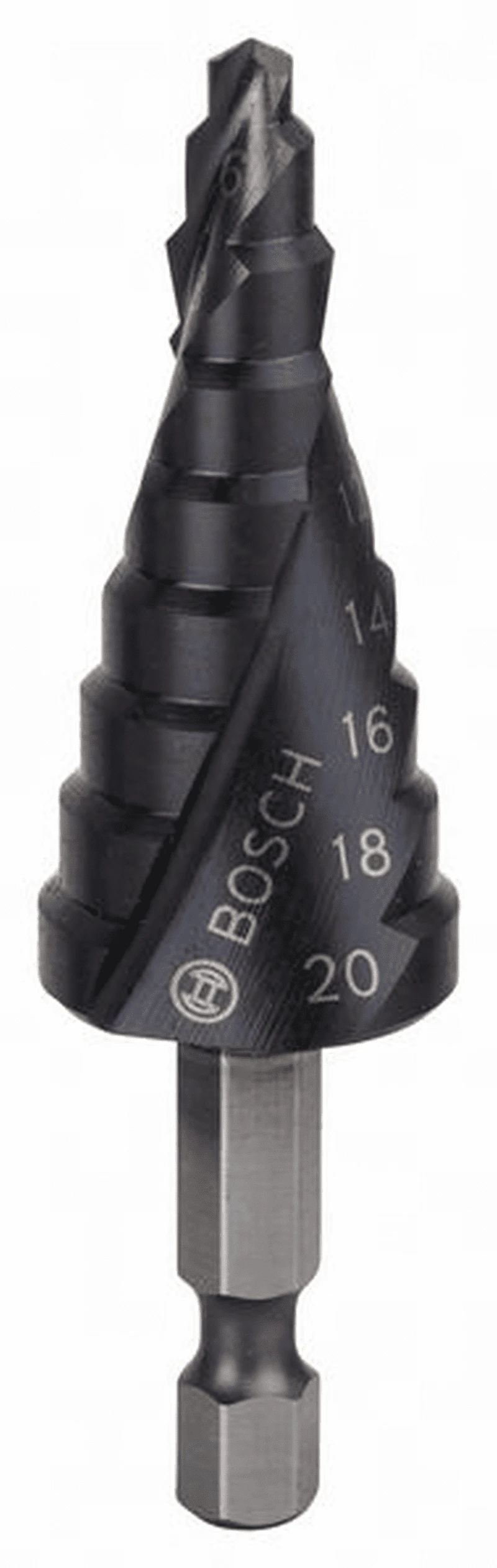 Bosch Stufenbohrer HSS-AlTiN 4 - 20 Mm 4 Mm 70,5 Mm 9 Stufen 2608588070 2 Bosch Stufenbohrer HSS-AlTiN 4 - 20 Mm 4 Mm 70,5 Mm 9 Stufen 2608588070 – Bild 2