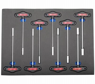 BGS Werkstattwageneinlage 3/3: T-Griff-Steckschlüssel-Satz | 9-tlg. – 4013 2 BGS Werkstattwageneinlage 3/3: T-Griff-Steckschlüssel-Satz | 9-tlg. – 4013 – Bild 2