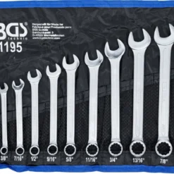 BGS 1195 Maul-Ringschlüssel-Satz Zollgrößen SW 1/4" - 15/16" 12-teilig