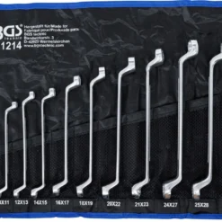 BGS 1214 Doppel-Ringschlüssel-Satz Gekröpft SW 6 X 7 - 30 X 32 Mm 12-teilig