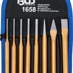 BGS Splintentreiber-Satz | 150 Mm | Inkl. Meißel + Körner | 8-tlg. – 1658