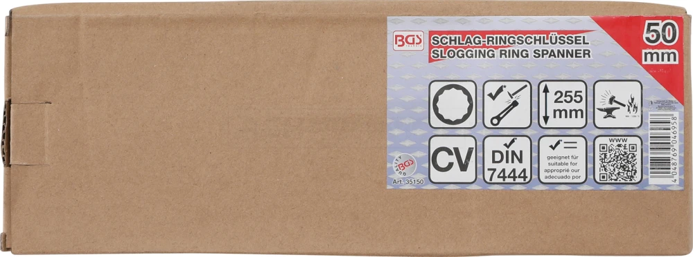 BGS Schlag-Ringschlüssel | SW 50 Mm – 35150 2 BGS Schlag-Ringschlüssel | SW 50 Mm – 35150 – Bild 2