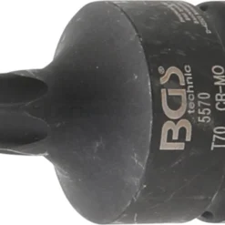 BGS Kraft-Bit-Einsatz | Antrieb Innenvierkant 20 Mm (3/4") | T-Profil (für Torx) T70 – 5570