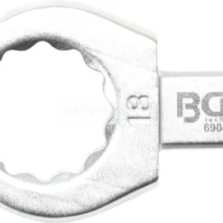 BGS Einsteck-Ringschlüssel | Offen | 18 Mm | Aufnahme 9 X 12 Mm – 6904-18