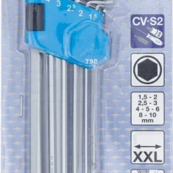 BGS Winkelschlüssel-Satz | Extra Lang | Innensechskant/Innensechskant Mit Kugelkopf 1,5 - 10 Mm | 9-tlg. – 790 -Angebote Kraft Zuhause Store bgs 790 003