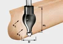 Festool Profilfräser HW Schaft 12 Mm HW R20.5/16/D32/57 S12 492711