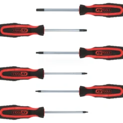 KS Tools ERGOTORQUEplus Schraubendreher-Satz, 6-tlg., Torx Mit Bohrung - 159.0040