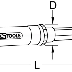KS Tools 1/4" Auto-Slimlock Schnellwechsel-Bithalter, 65mm - 514.1113 -Angebote Kraft Zuhause Store kstools 514 1113 012
